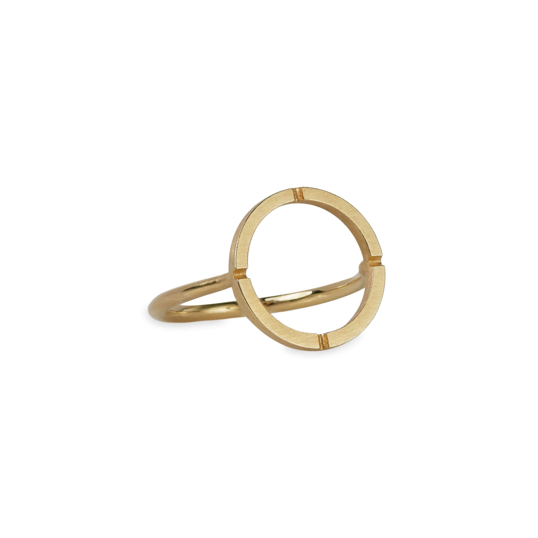 Anel Aros Slim em Ouro Amarelo 18k